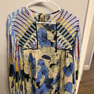 Colorful and Floral Blouse